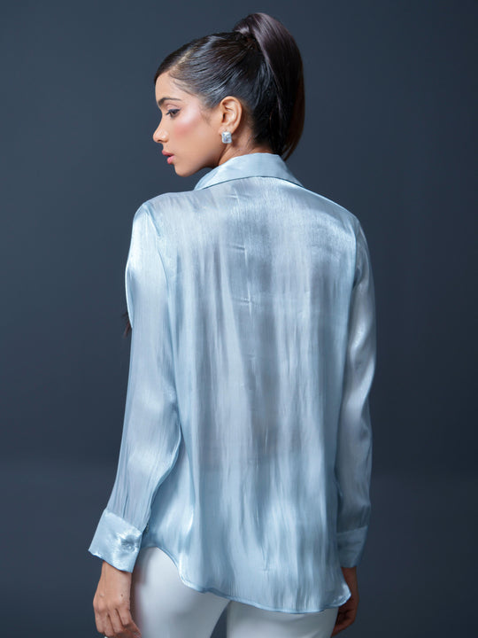 Lysa Club Shirt with handwork on one side