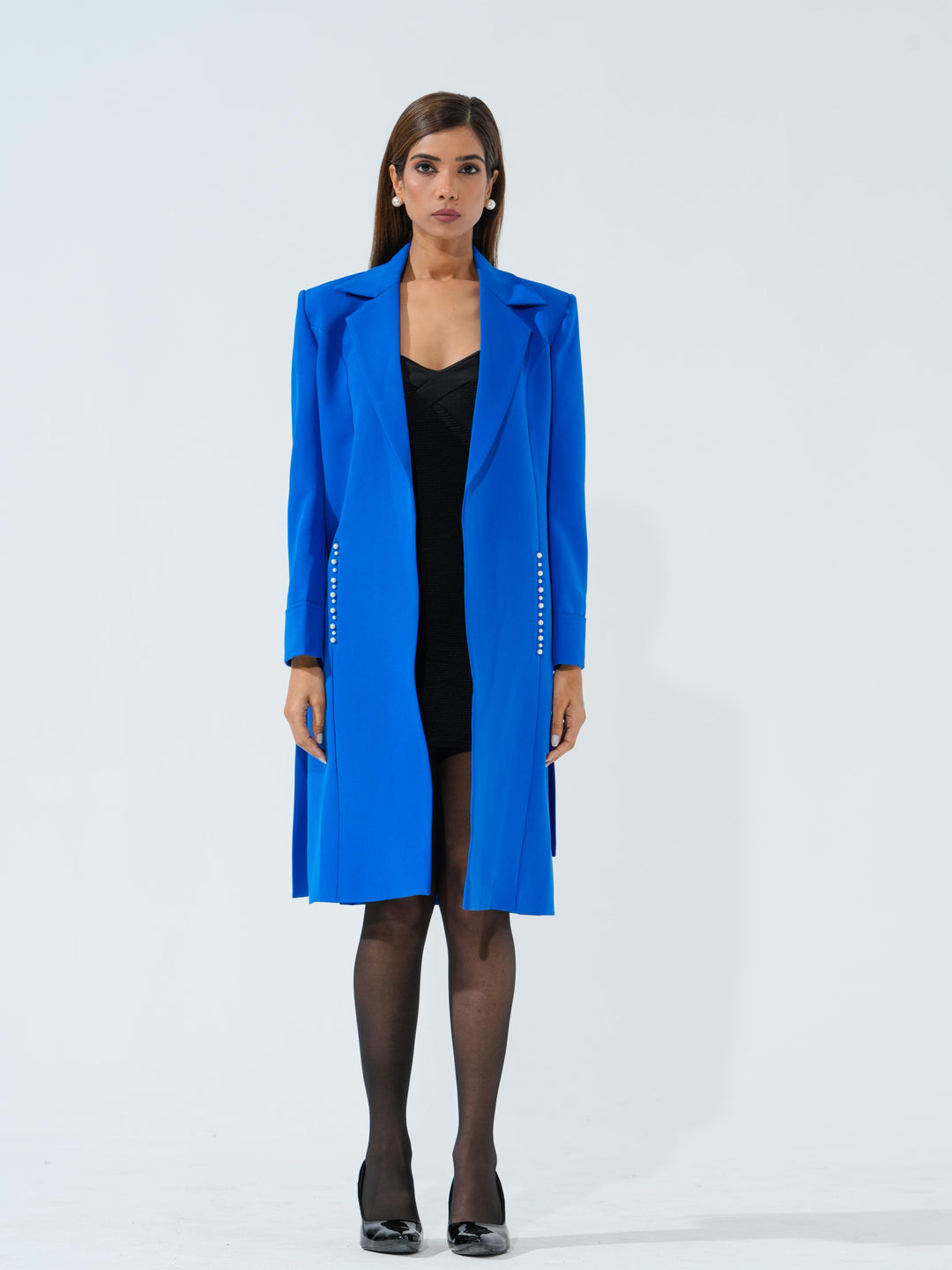 Buy Candy Women's Longline Coat in Banana Crape Online Now