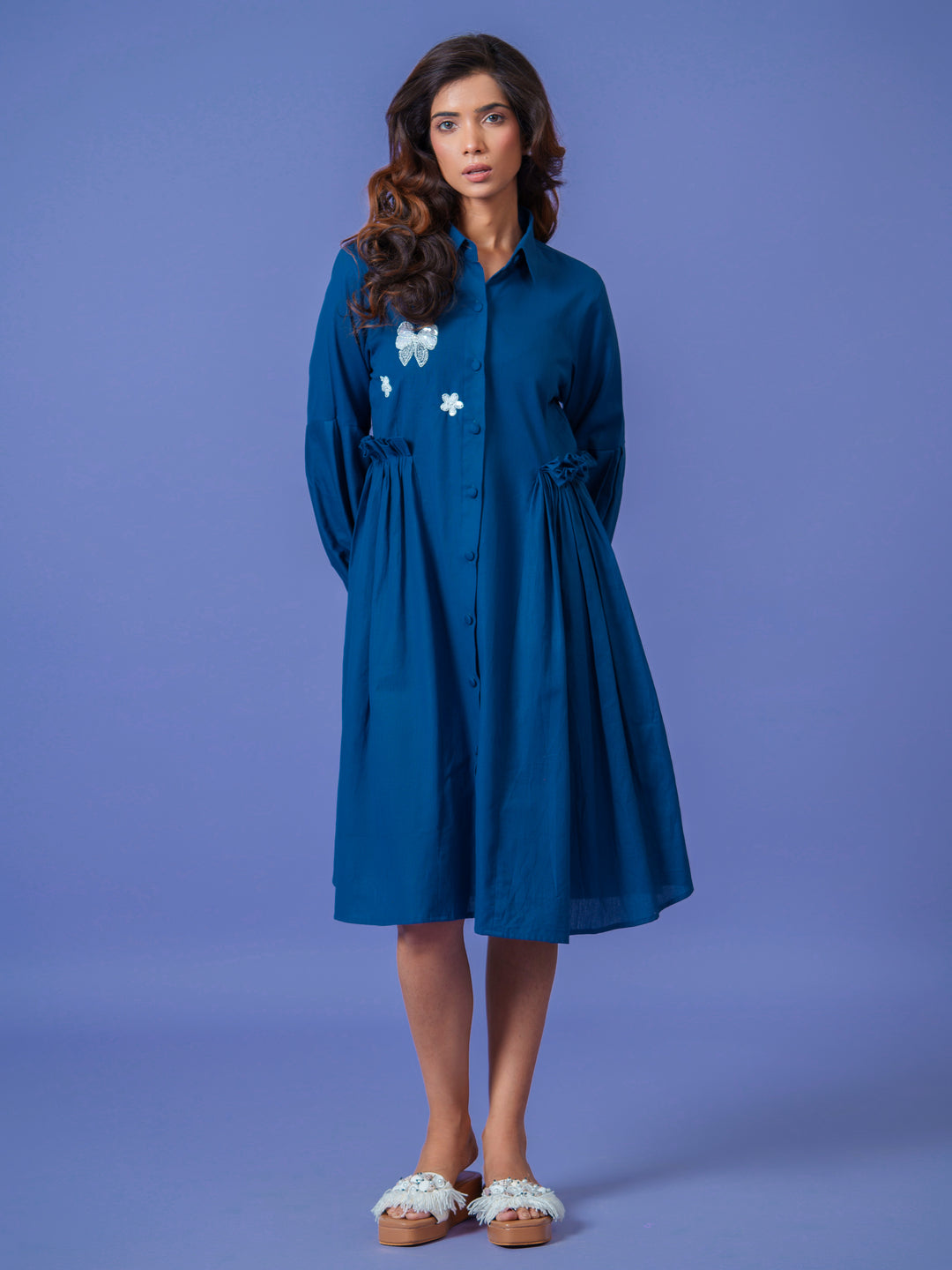 Purchase Fly Full Sleeves Cotton Dress for Women