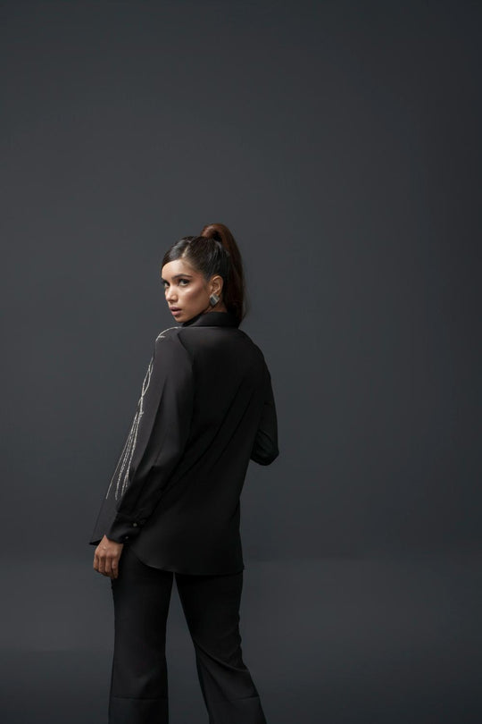 Lysa Club Shirt with handwork on one side