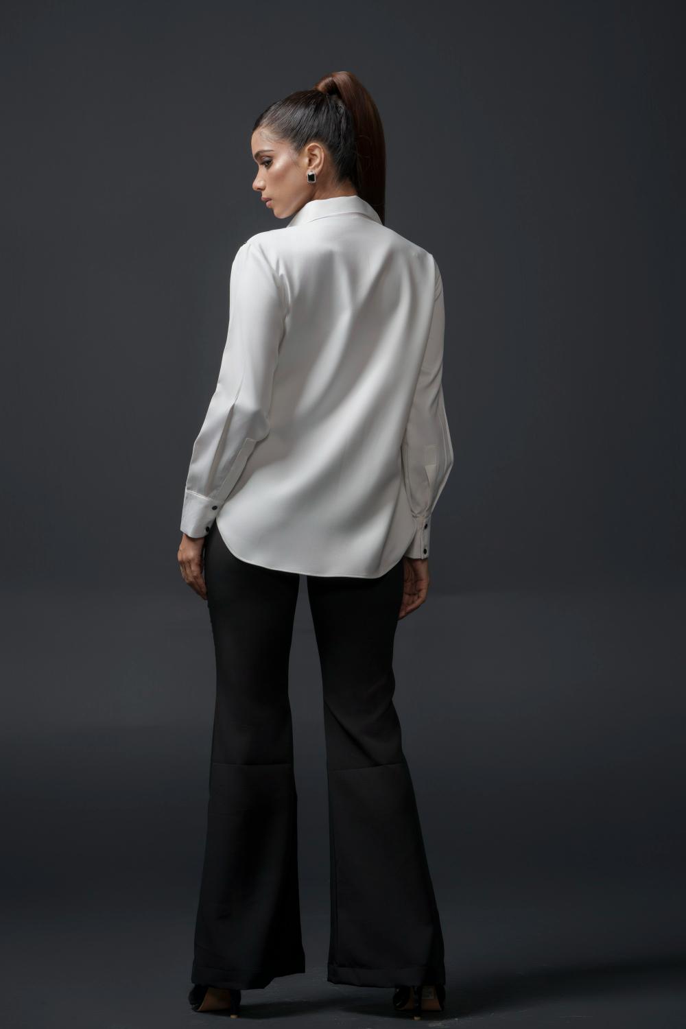 Lysa Club Shirt with handwork on one side