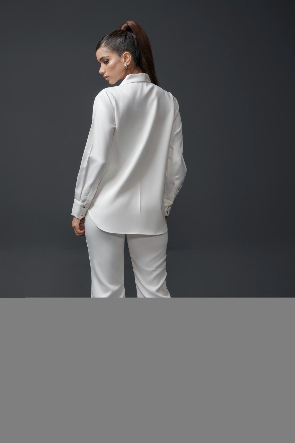 Lysa Club Shirt with handwork on one side