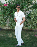 BroCode- Men 2 Pocket Co-Ord Set with pants in premium Popcorn Cotton