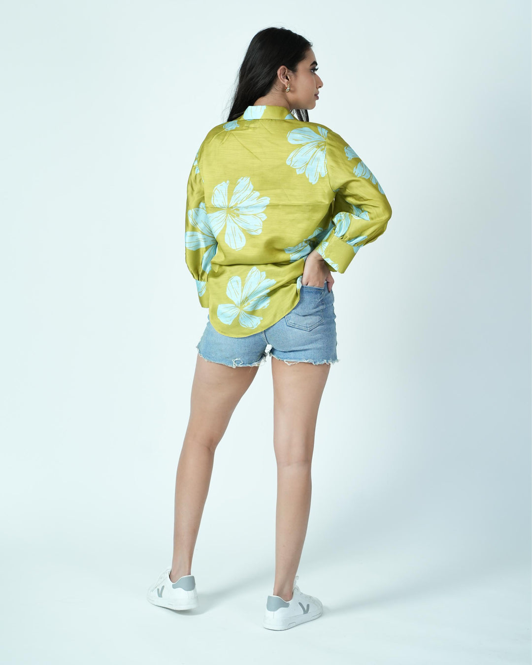 Minty- Bright Printed Summer Shirt