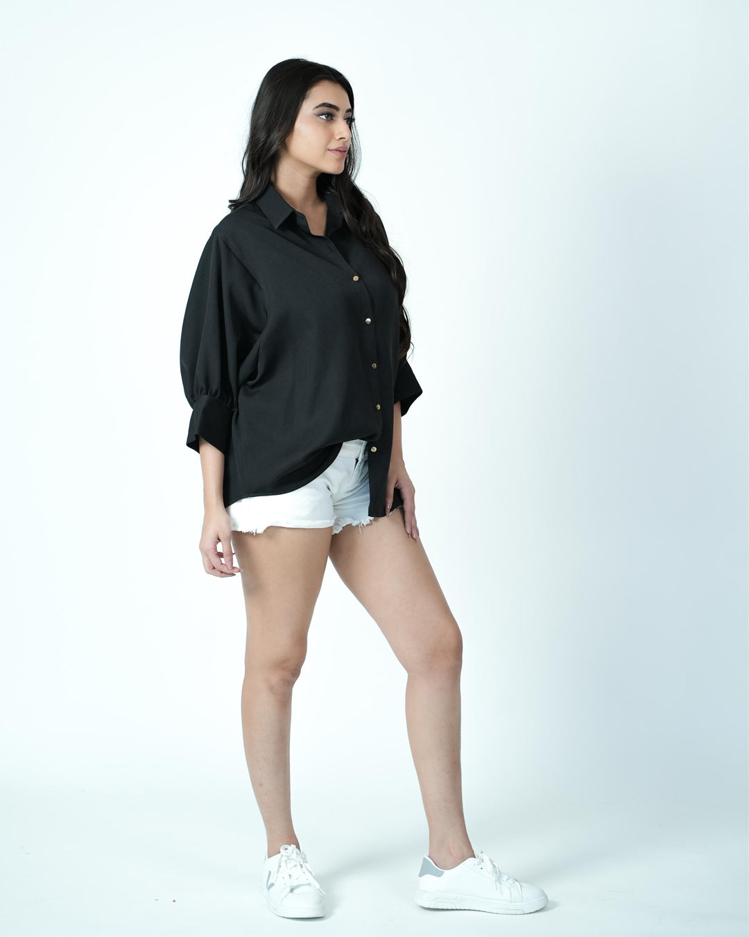black casual shirts for women