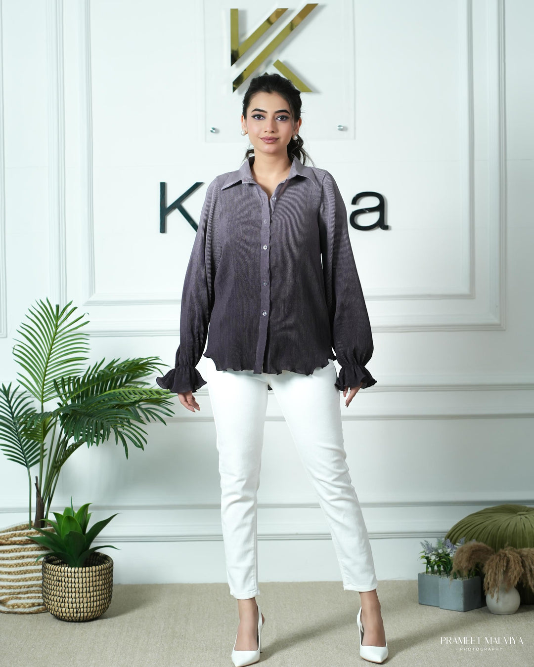 grey shirt for women 