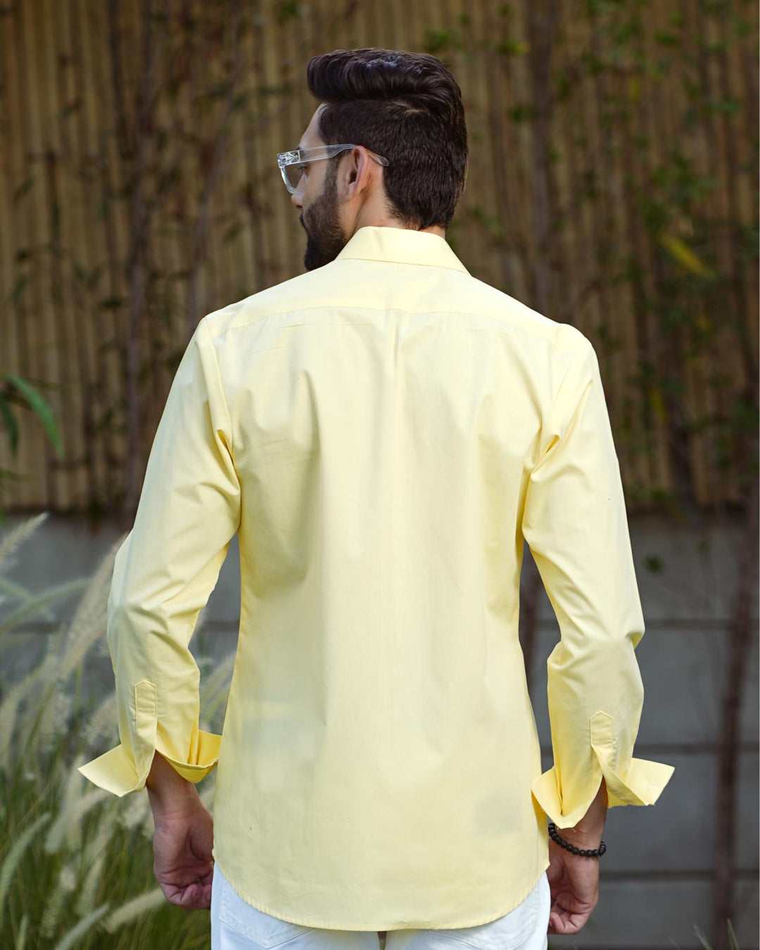 Paradise Men Cotton Shirt with Colored Pocket