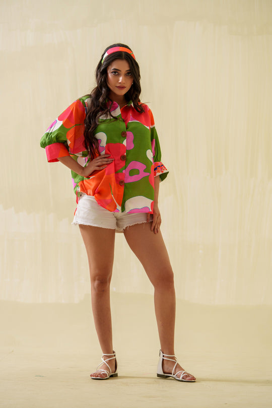 cotton floral tops 