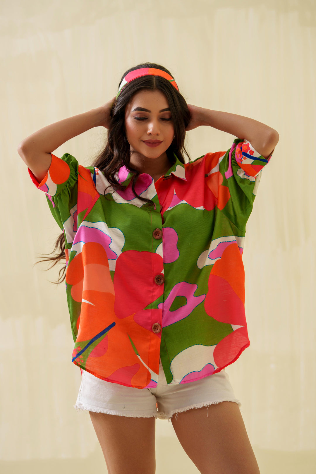 printed cotton shirts ladies