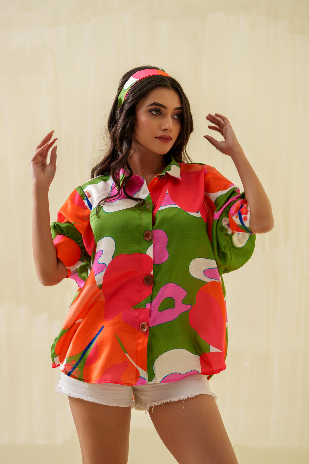 floral cotton shirts for women