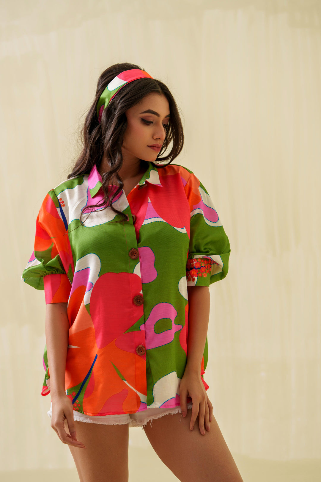 women's cotton print shirts