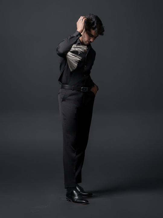 Madonna Men Shirt with Sleeves Hangings