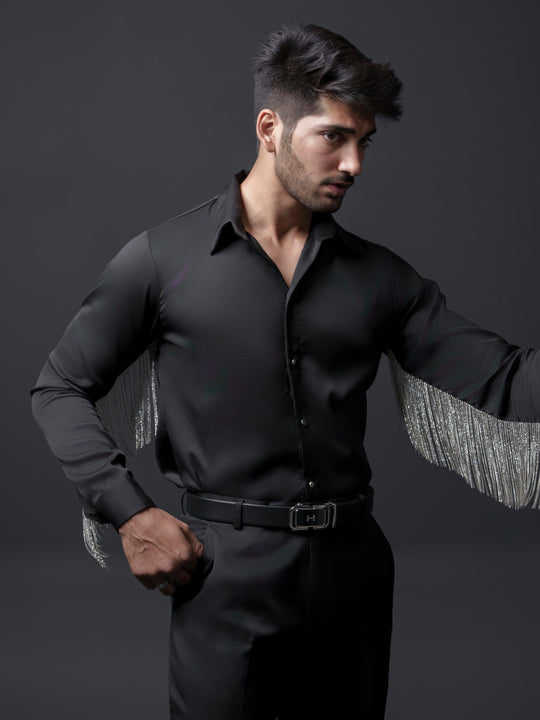 Madonna Men Shirt with Sleeves Hangings