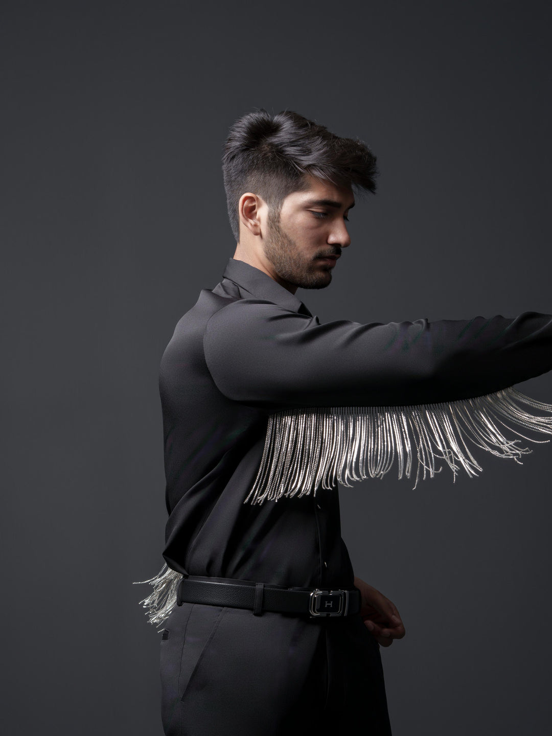 Madonna Men Shirt with Sleeves Hangings