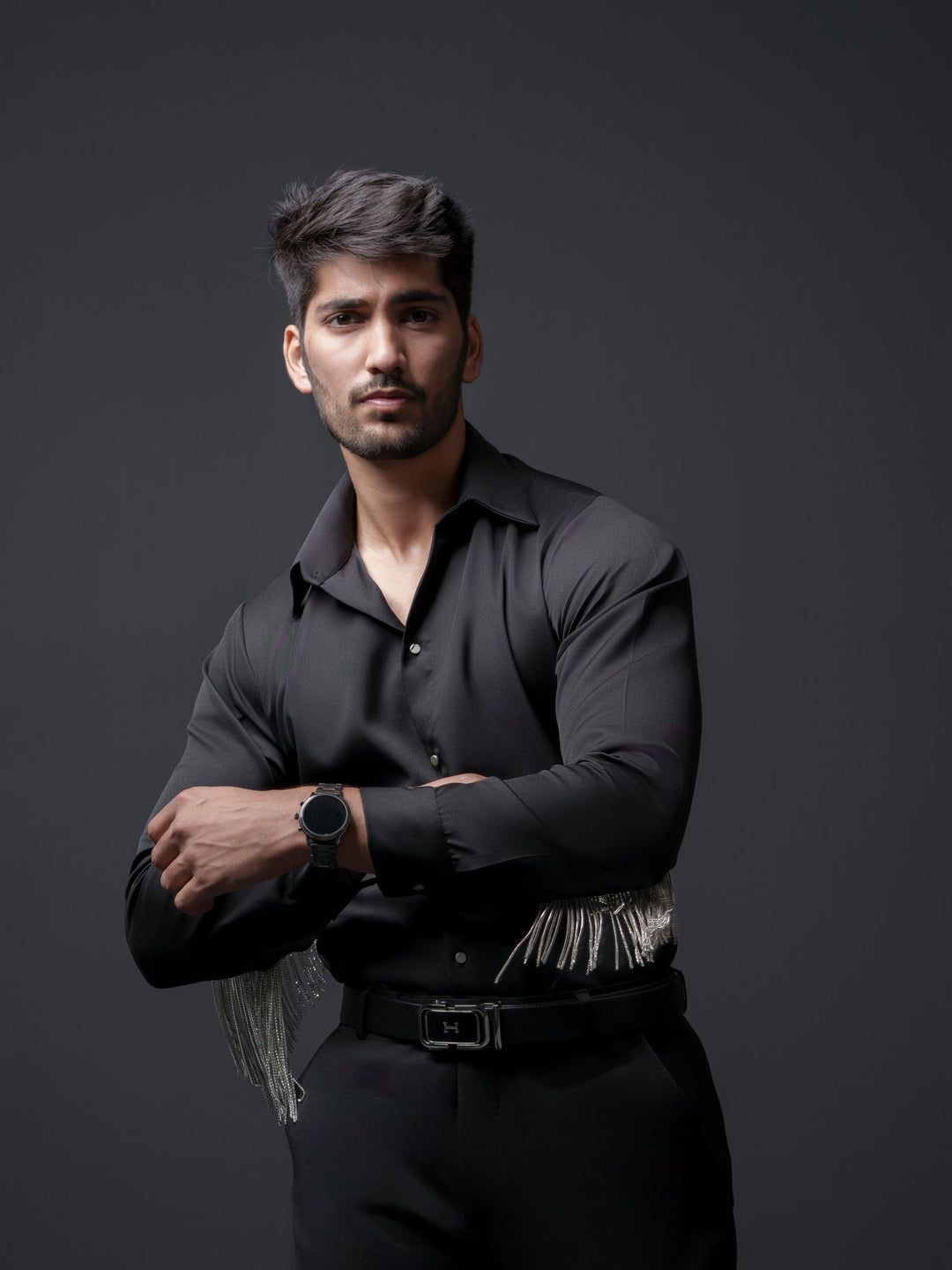 Madonna Men Shirt with Sleeves Hangings