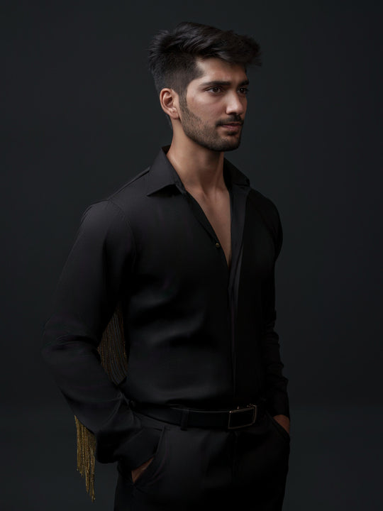 Madonna Men Shirt with Sleeves Hangings