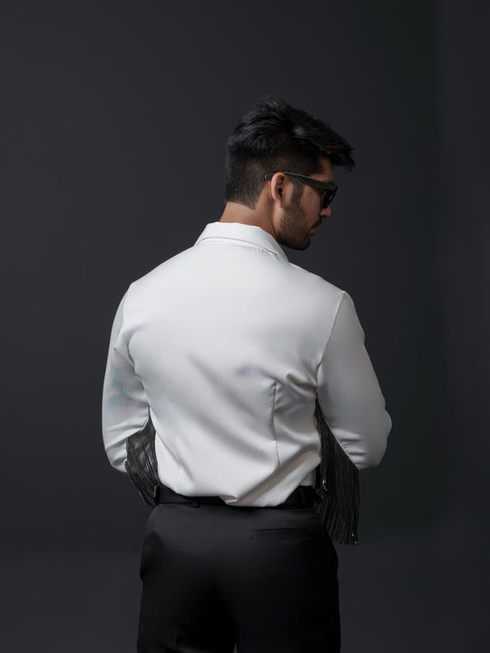 Madonna Men Shirt with Sleeves Hangings