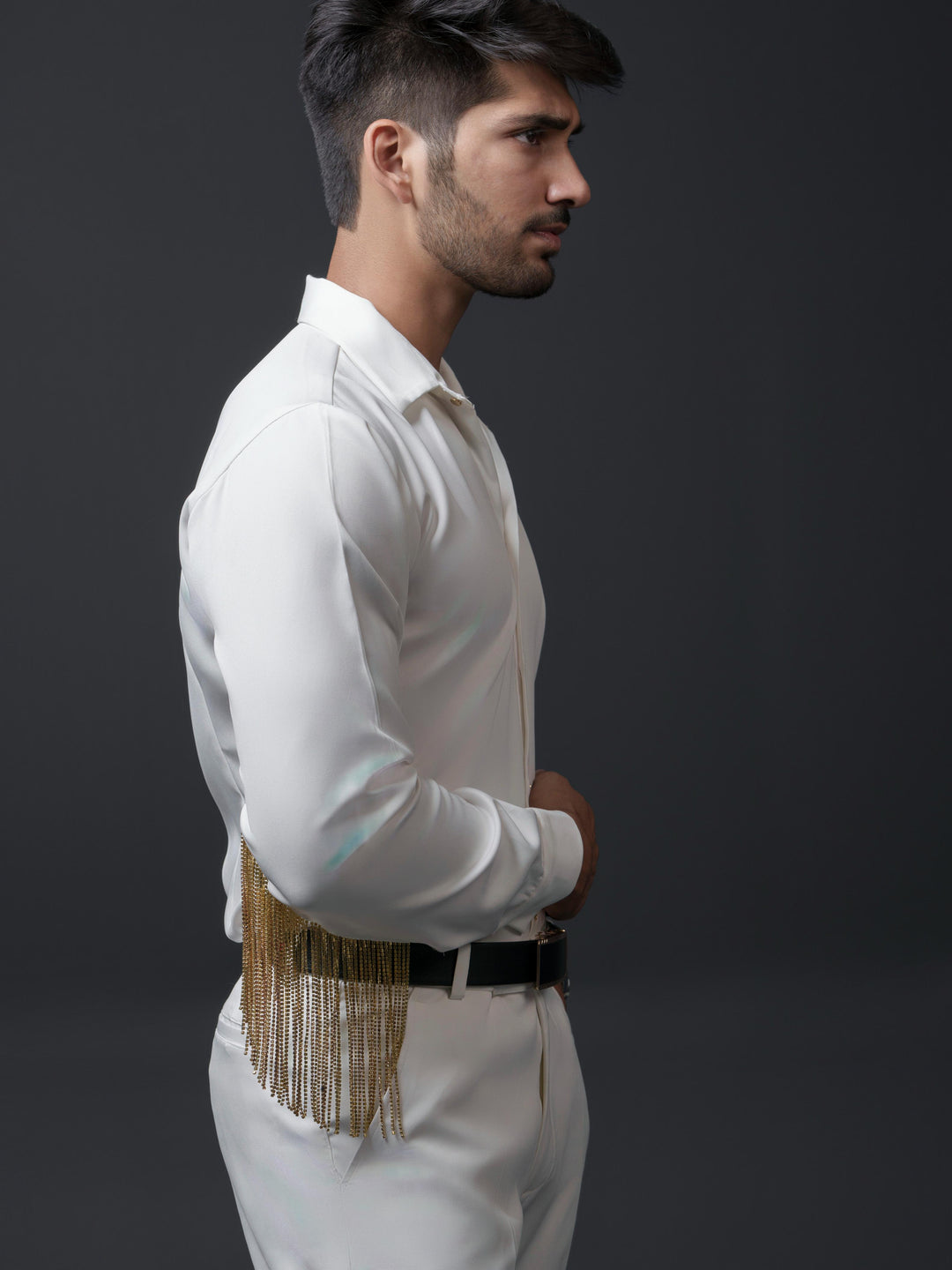 Madonna Men Shirt with Sleeves Hangings