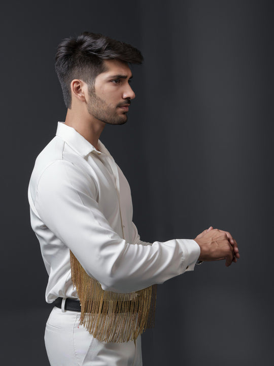 Madonna Men Shirt with Sleeves Hangings