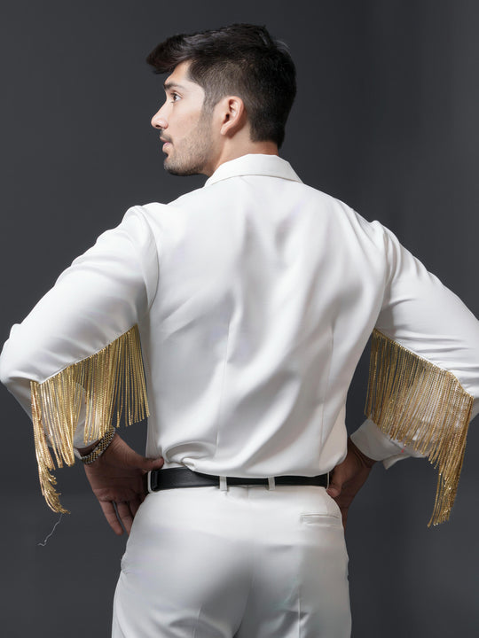 Madonna Men Shirt with Sleeves Hangings