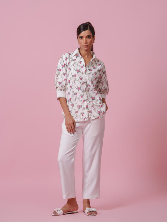 Bloom- Floral Print Shirt