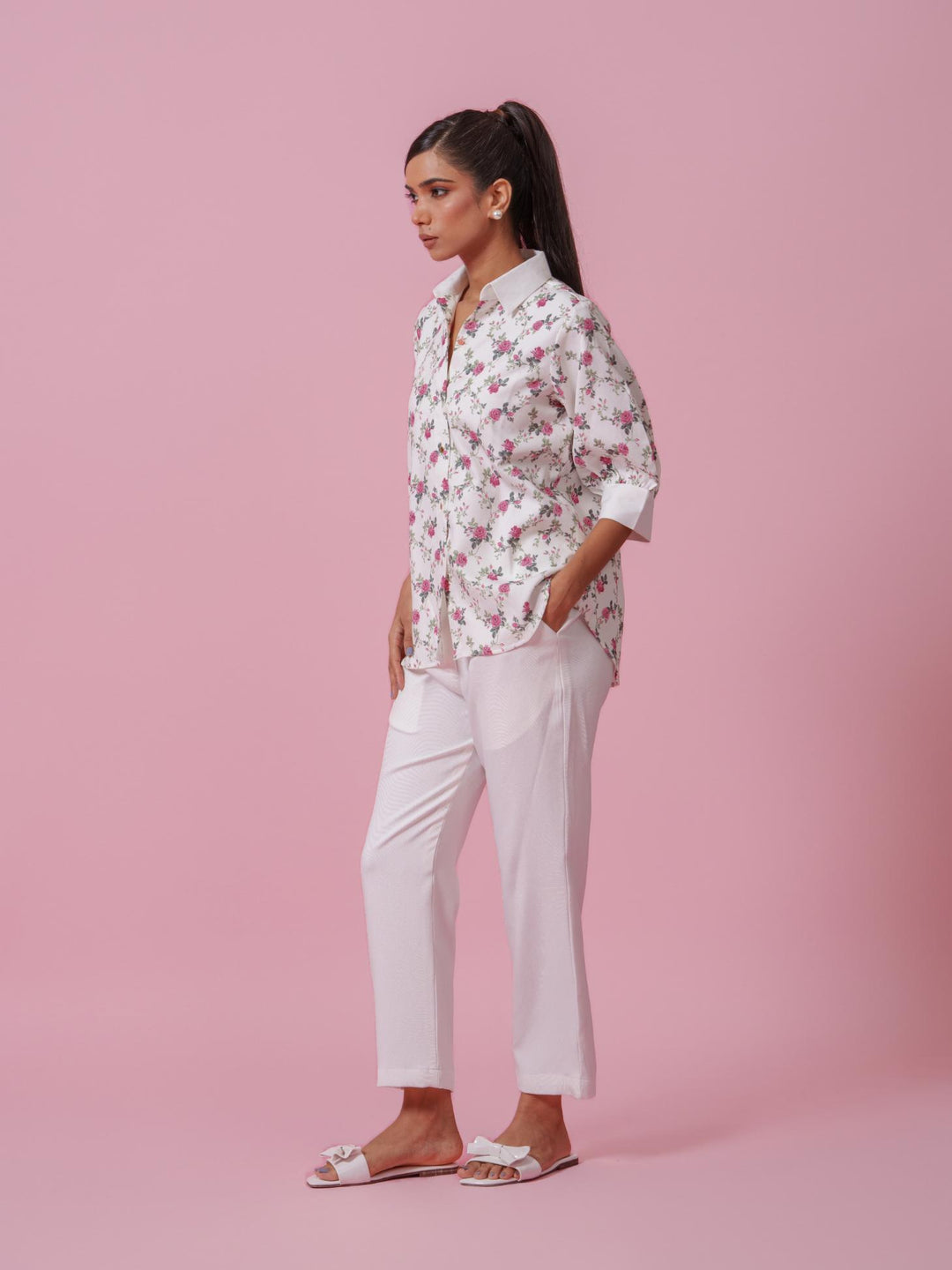 Bloom- Floral Print Shirt