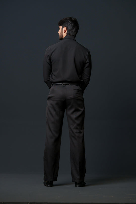 Daniel- Men Black Shirt with a small motif