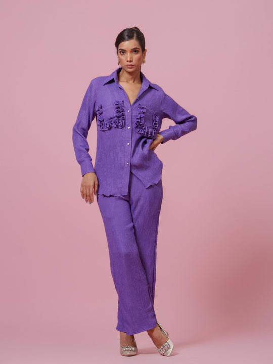 Tuscany- Co-Ord Set in Crushed Fabric