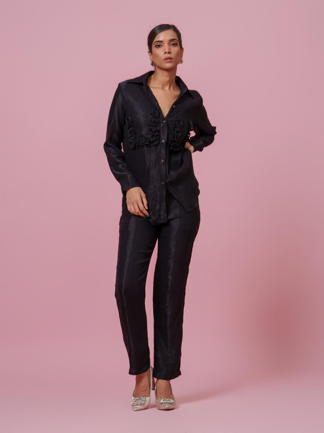 Tuscany- Co-Ord Set in Crushed Fabric