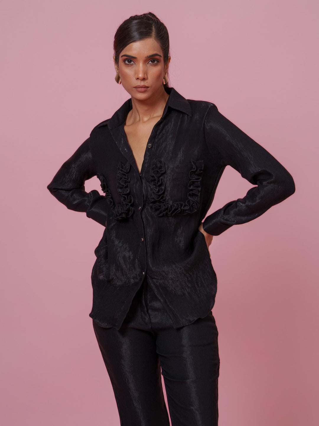 Tuscany- Co-Ord Set in Crushed Fabric
