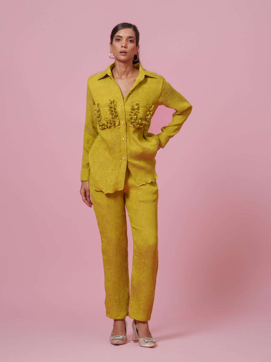 Tuscany- Co-Ord Set in Crushed Fabric