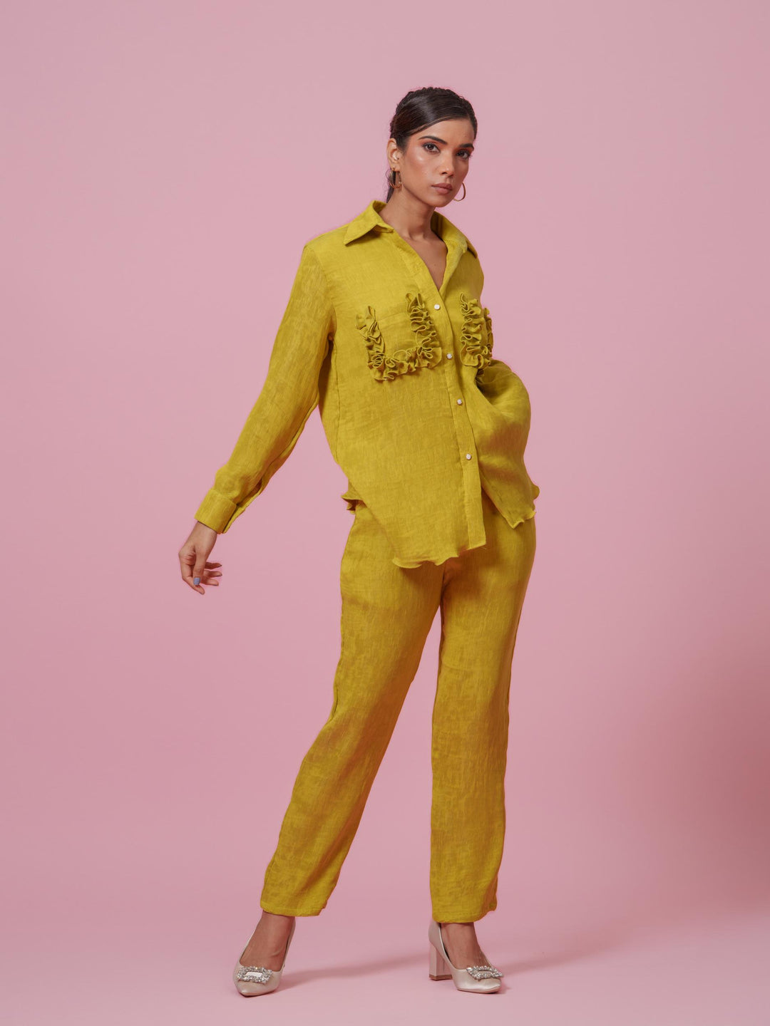 Tuscany- Co-Ord Set in Crushed Fabric