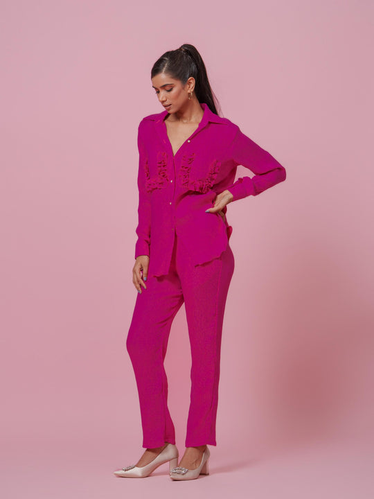 Tuscany- Co-Ord Set in Crushed Fabric