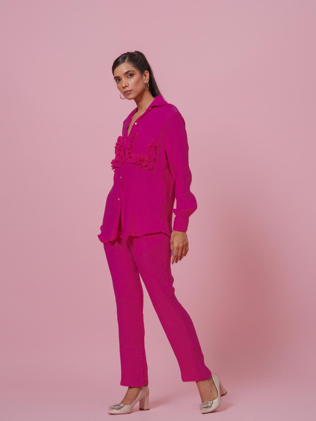 Tuscany- Co-Ord Set in Crushed Fabric