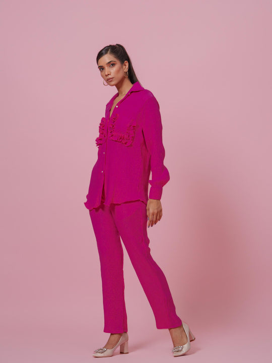 Tuscany- Co-Ord Set in Crushed Fabric