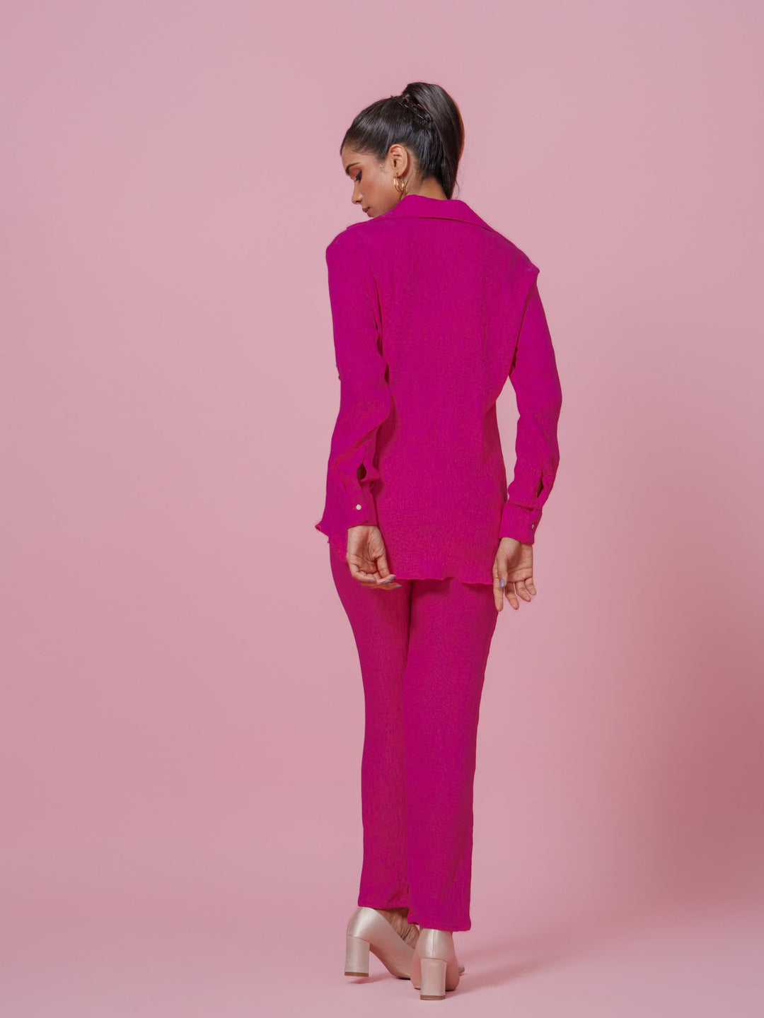Tuscany- Co-Ord Set in Crushed Fabric