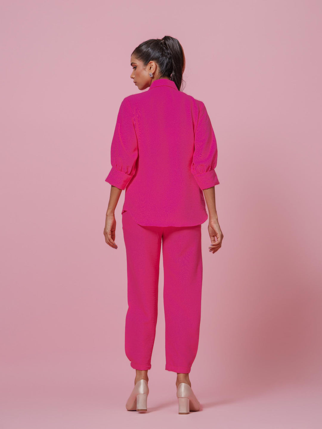 Emma- Premium Linen Hand Embroidered Women Co-Ord Set