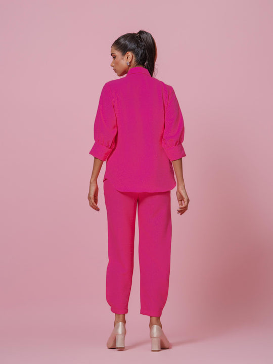 Emma- Premium Linen Hand Embroidered Women Co-Ord Set
