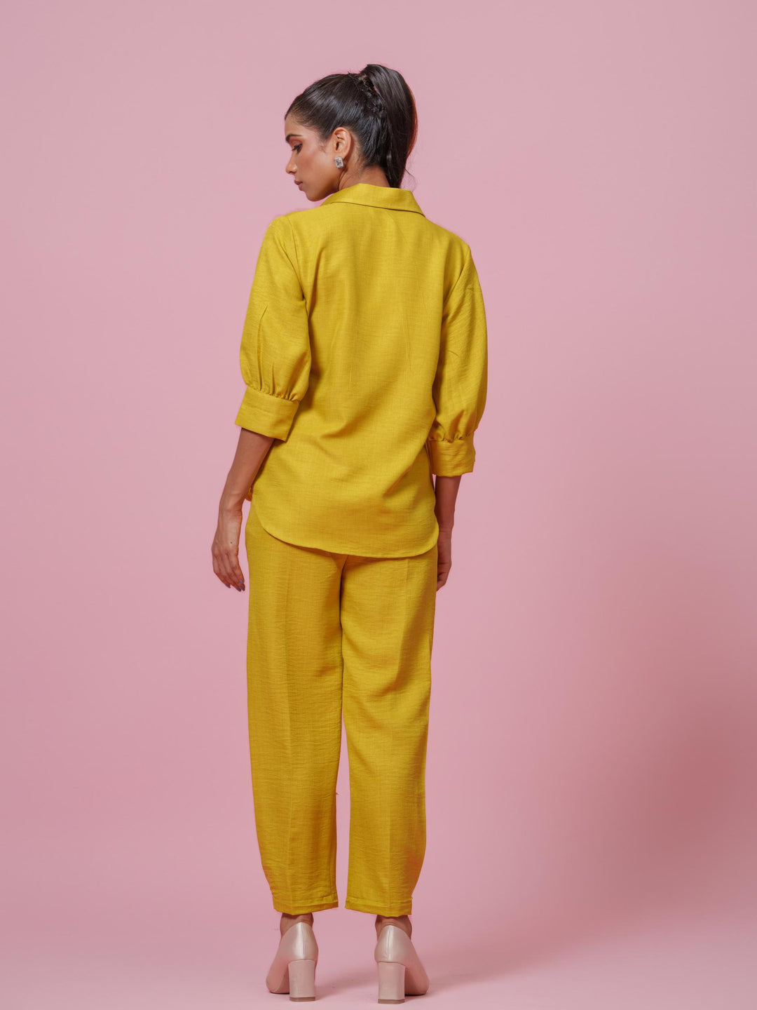 Emma- Premium Linen Hand Embroidered Women Co-Ord Set