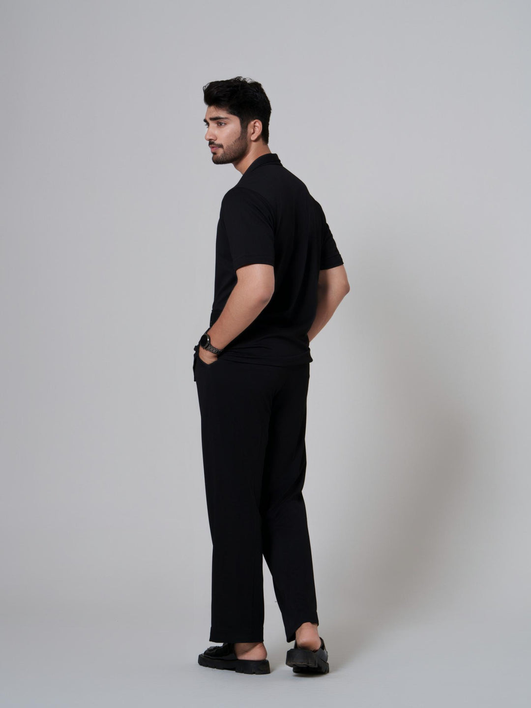 Alchemy- Two Button Shirt with Pant in Premium Popcorn Cotton