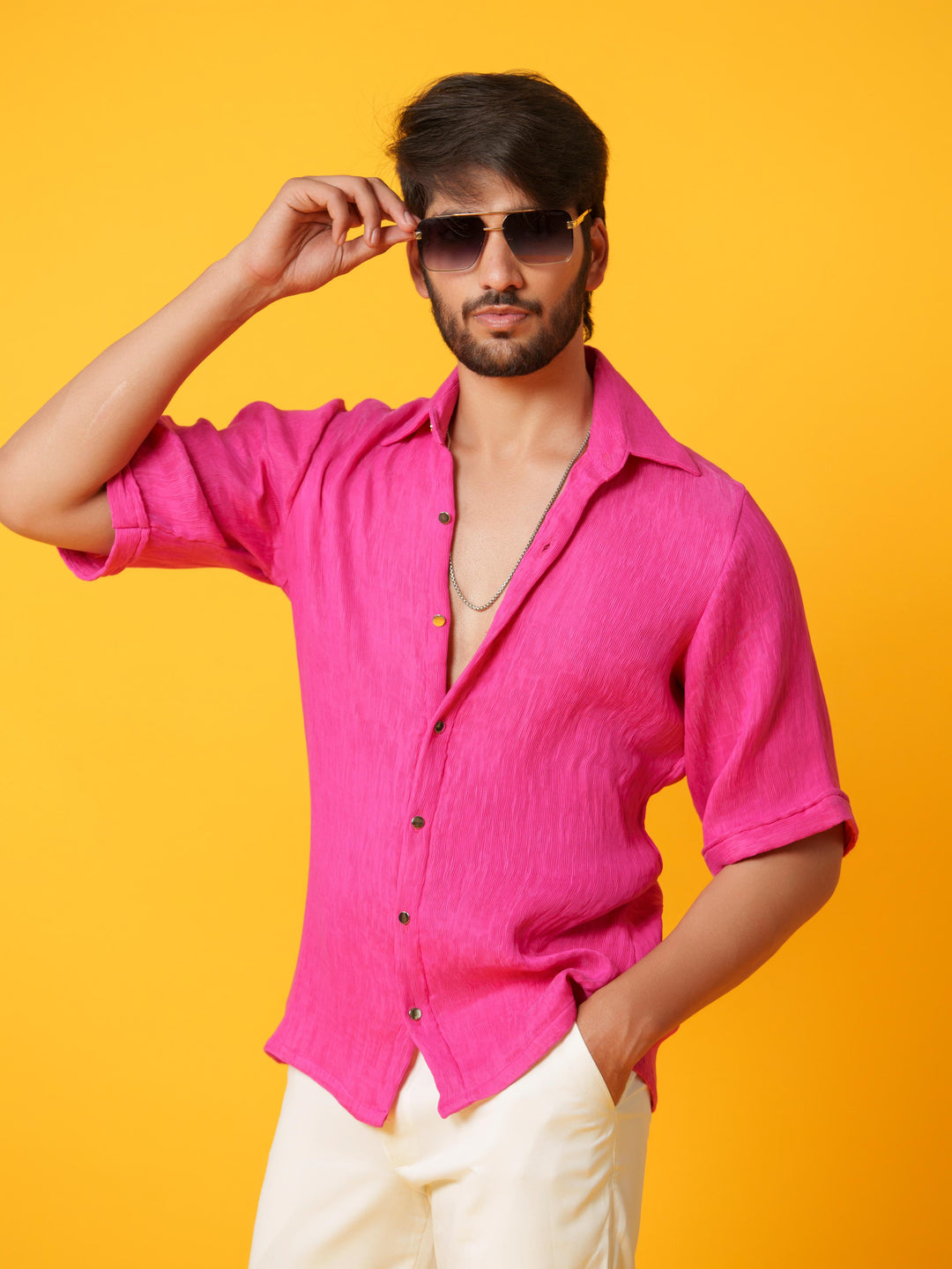 Comet - Premium Pleated Fabric Shirts