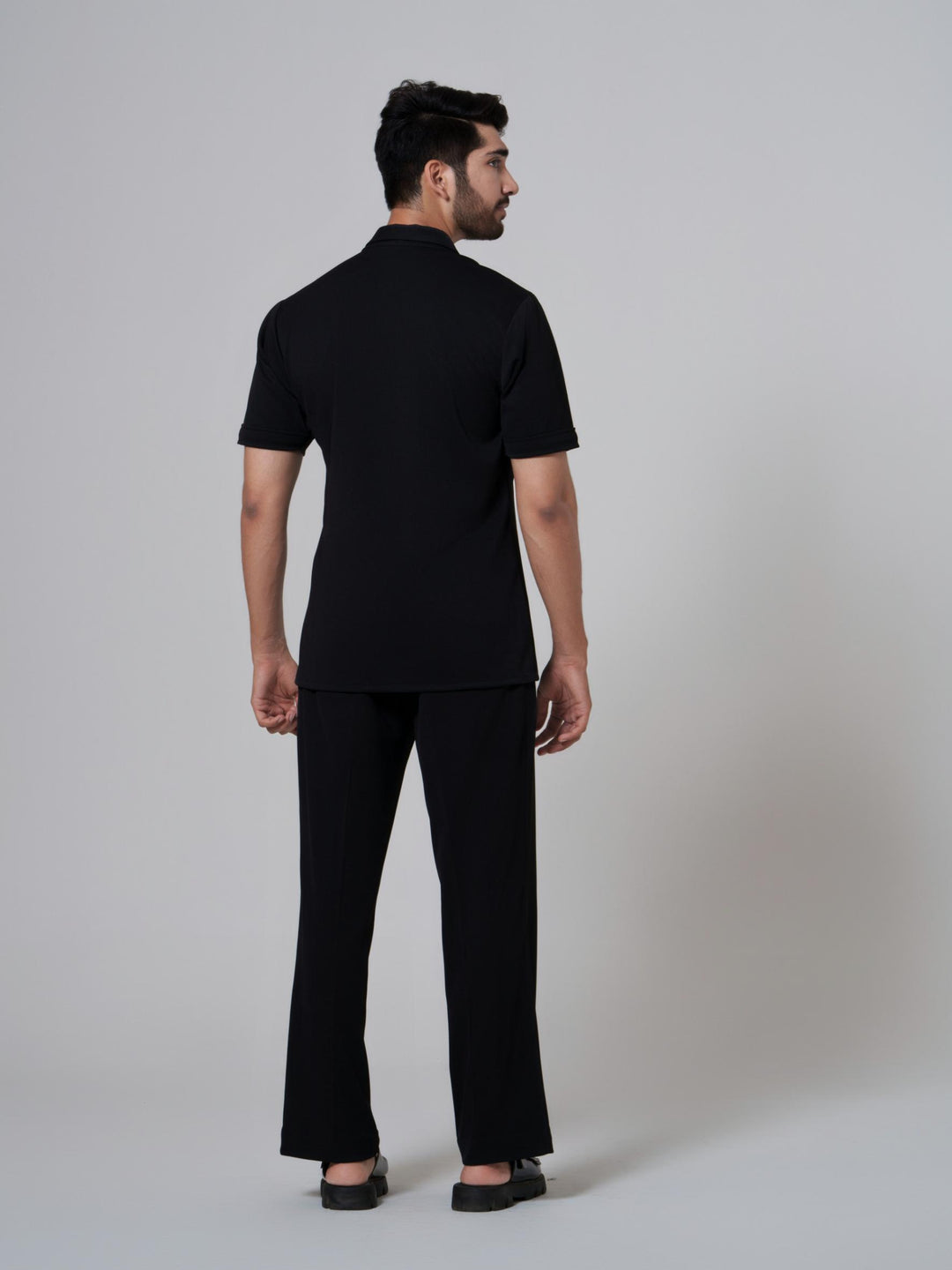 BroCode- Men 2 Pocket Co-Ord Set with pants in premium Popcorn Cotton