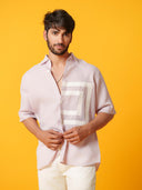 Parker - Solid Colored Shirt with Short Sleeves