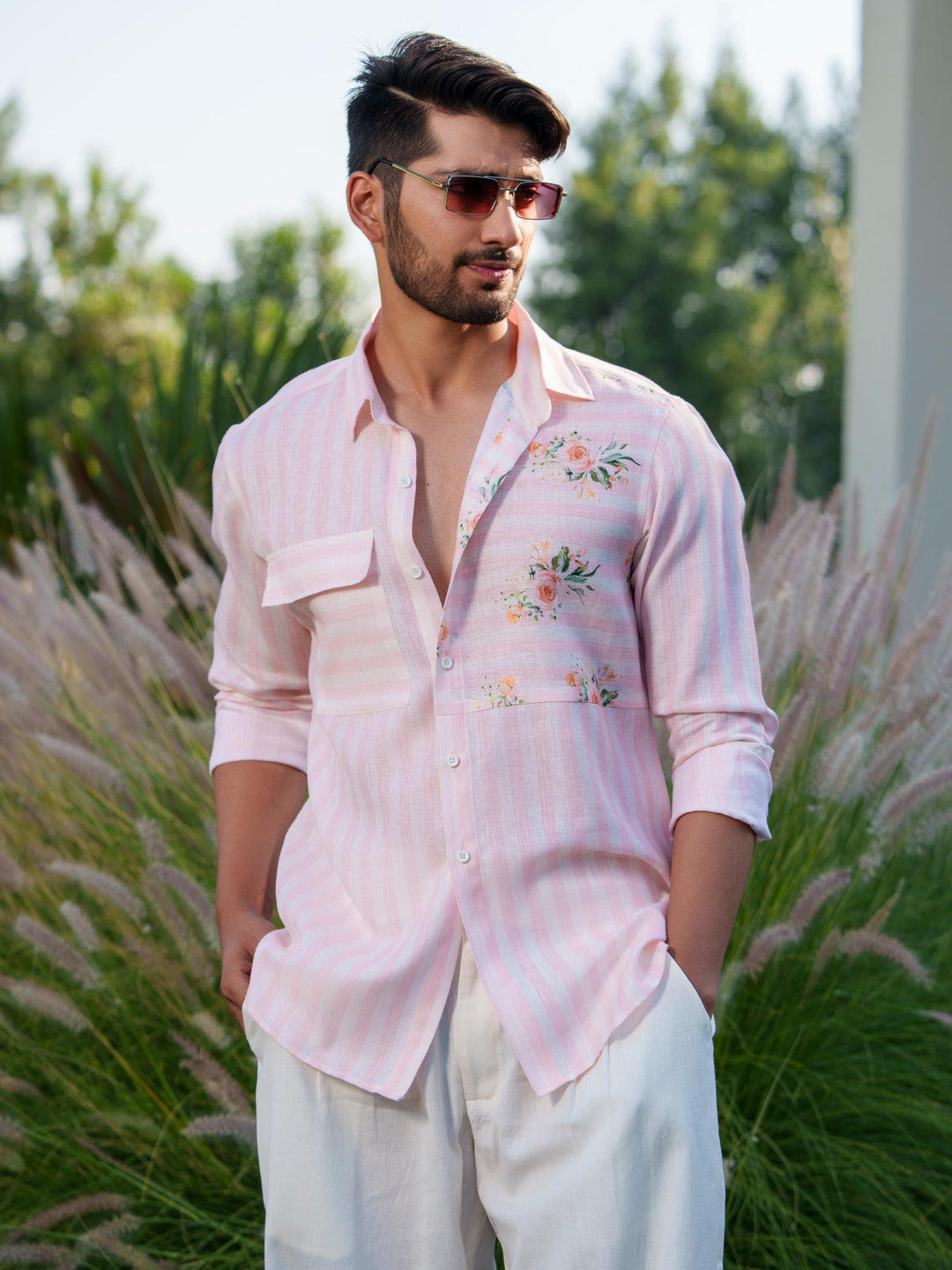 Madox & June - Couple Coordinated Shirt and Dress Paired Together