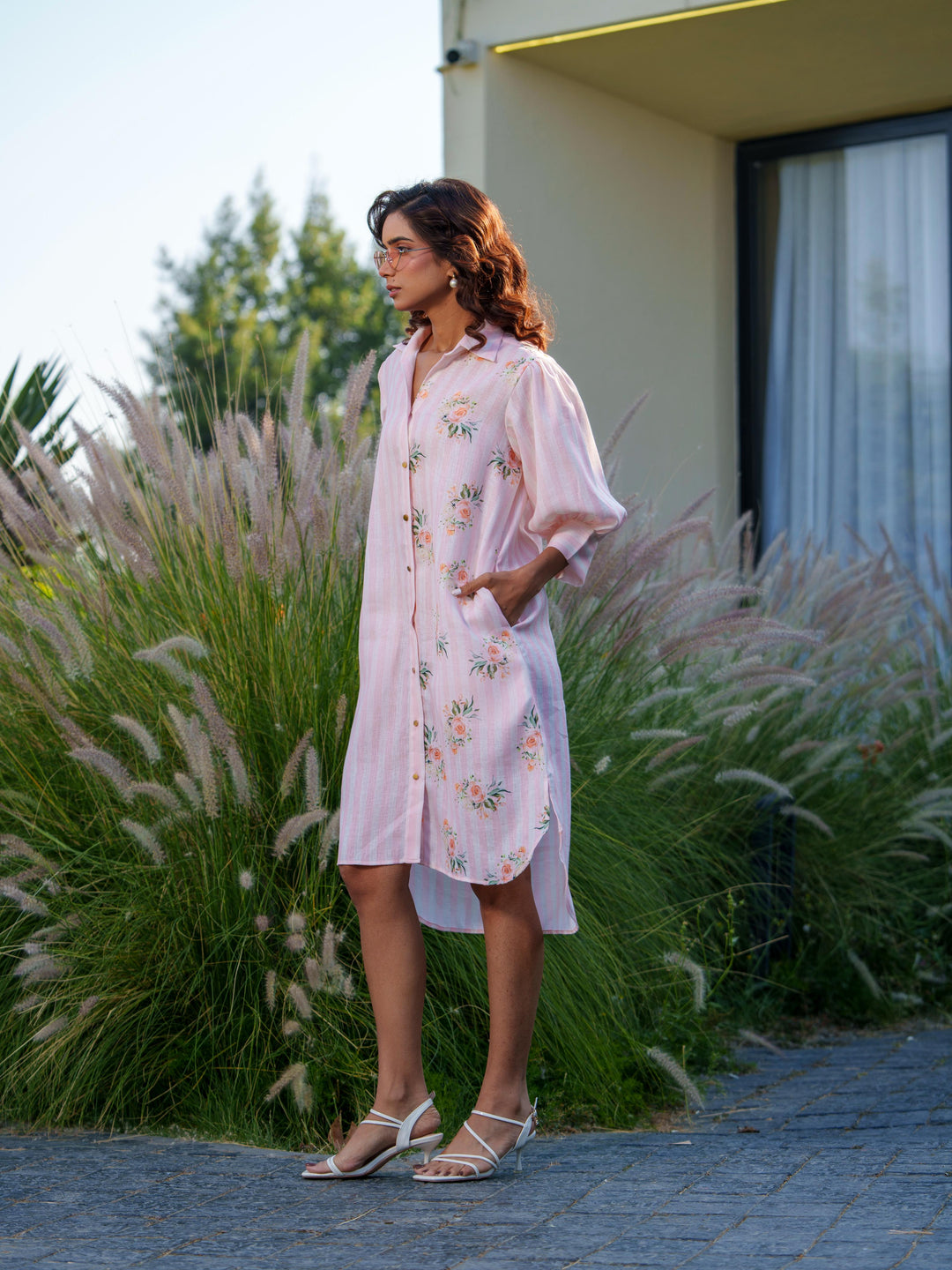 Madox & June - Couple Coordinated Shirt and Dress Paired Together