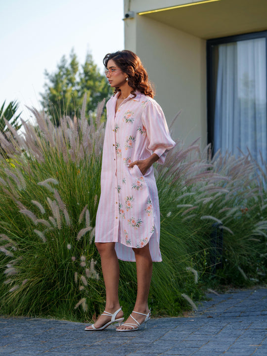 Madox & June - Couple Coordinated Shirt and Dress Paired Together