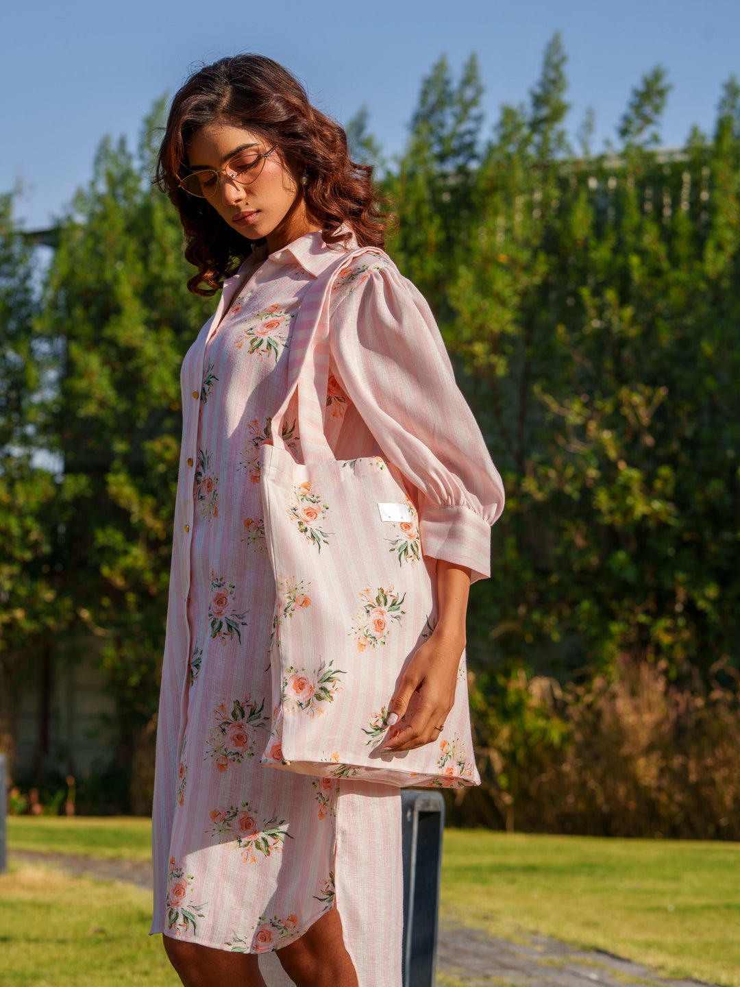 Madox & June - Couple Coordinated Shirt and Dress Paired Together
