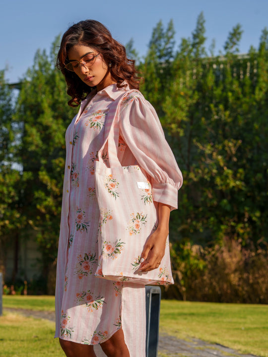 Madox & June - Couple Coordinated Shirt and Dress Paired Together