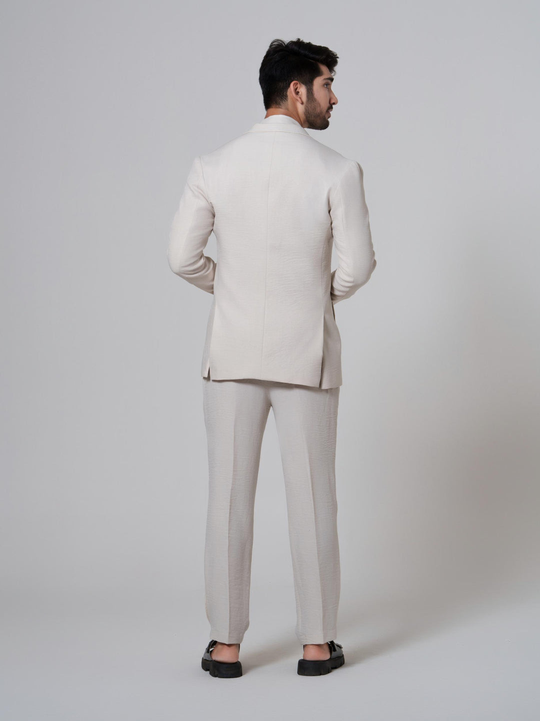 Dapper- Co'ord with Blazer in Cotton Linen (Set of 3)