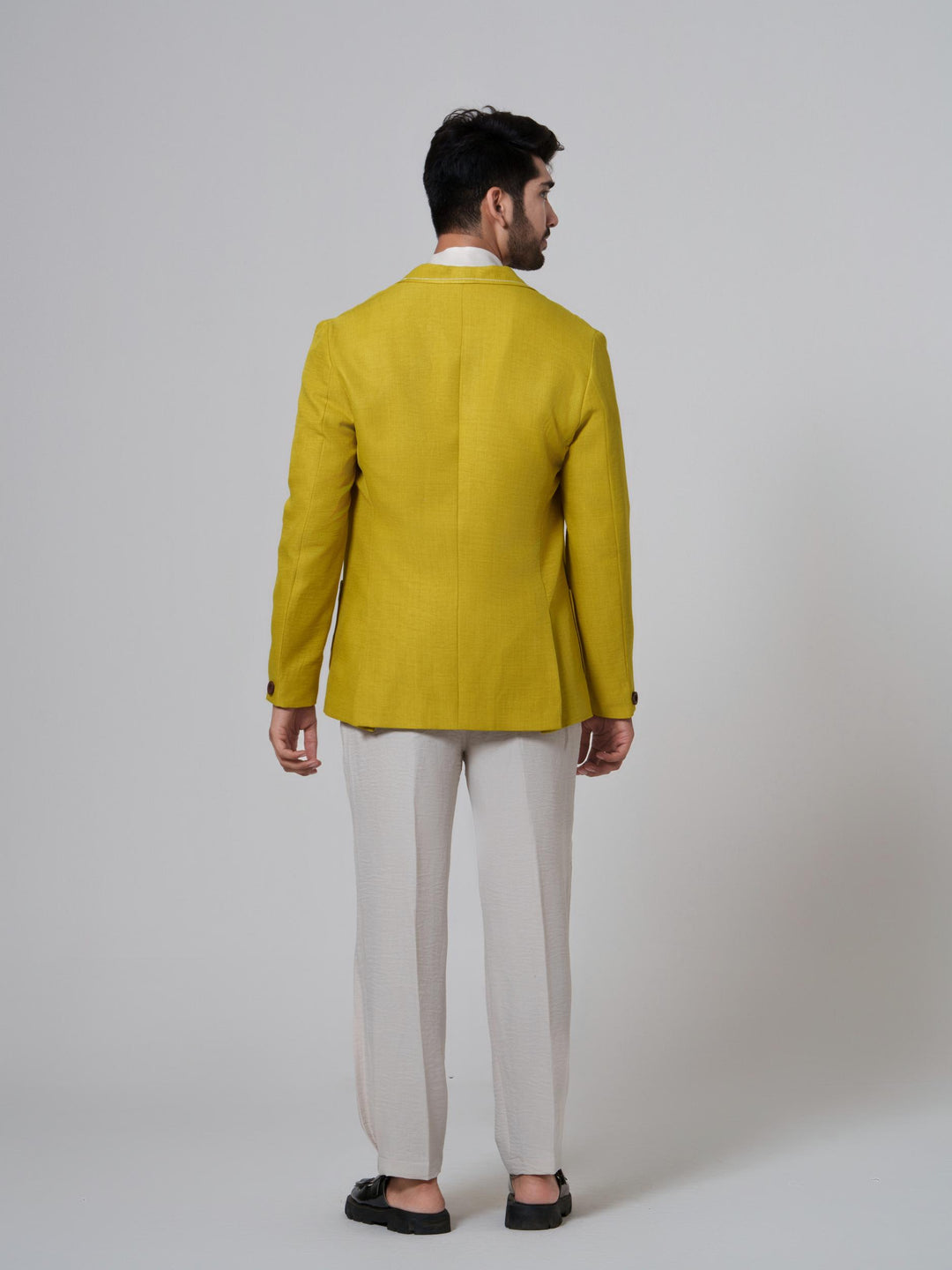 Dapper- Co'ord with Blazer in Cotton Linen (Set of 3)